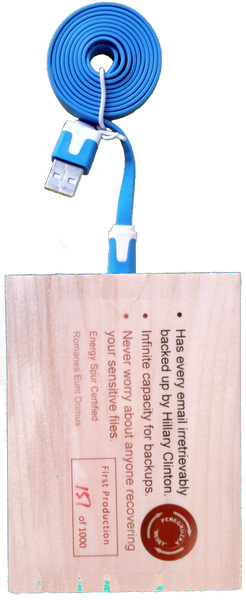 *Hillary Clinton Irretrievable Backup Device